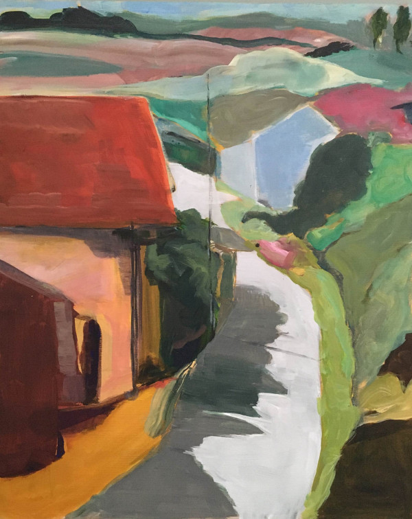 Betschgraben, 60x70, Acryl auf Leinwand, 2021