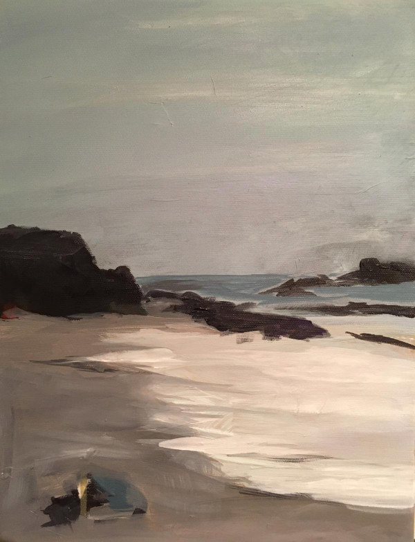 Sonoma Beach, 30 x40, Acryl auf Leinwand, 2019